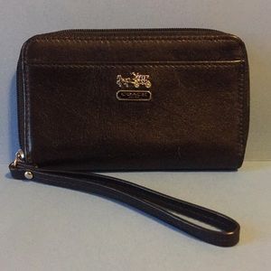 Coach cell phone wristlet